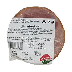 Příbramská uzenina Uzená rolovaná plec