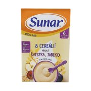 Mléčná kaše 8 cereálií příchuť švestka jablko