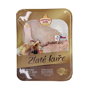 Vodňanské kuře Zlaté kuře Zlaté kuřecí čtvrtky zadní