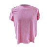 Shein Core Rhythm Women's Simple Printed Crew Neck Short Sleeve Sports T-Shirt