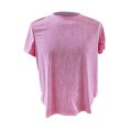 Shein Core Rhythm Women's Simple Printed Crew Neck Short Sleeve Sports T-Shirt
